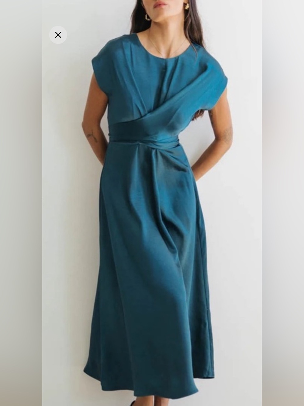 Boheme Teal Maxi Dress